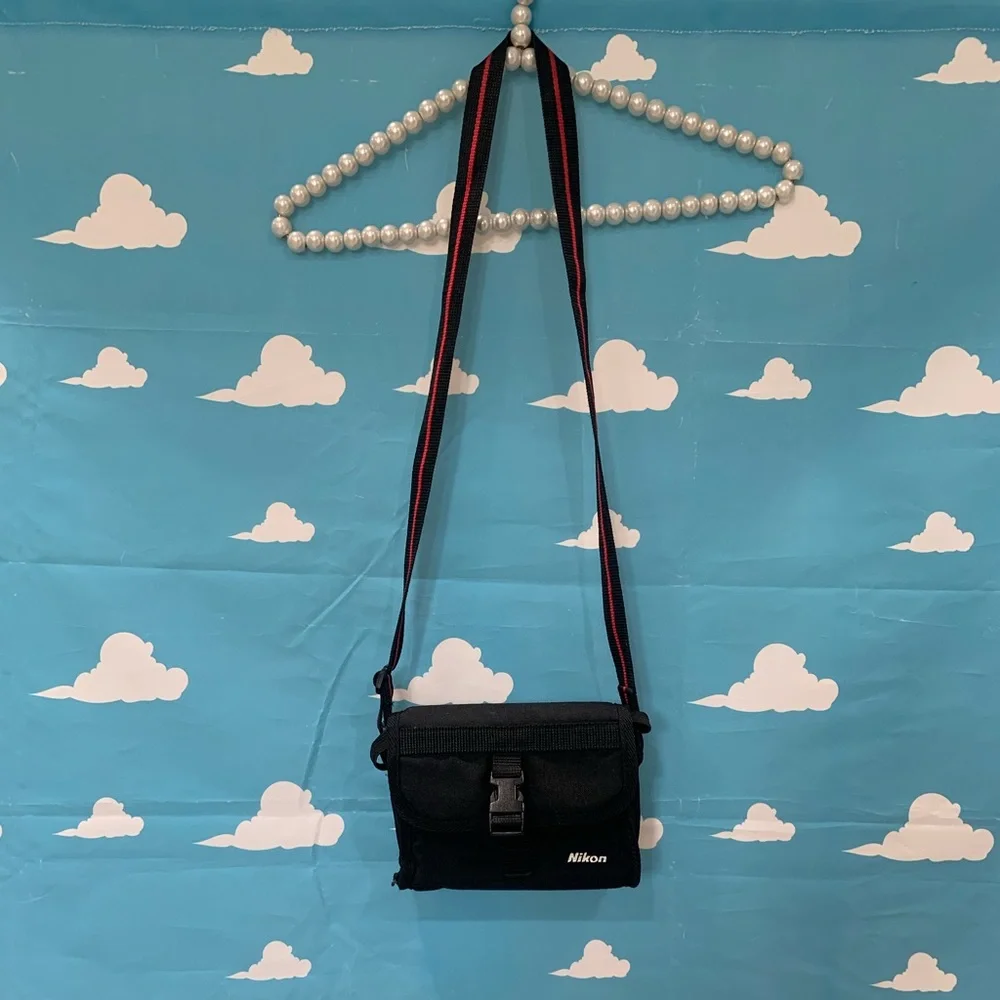 Black Nikon Small Camera Bag